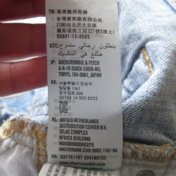 Hollister Mens Faded Blue Relaxed Straight Jeans Size 28 x 30 Pre-owned … - Picture 8 of 11